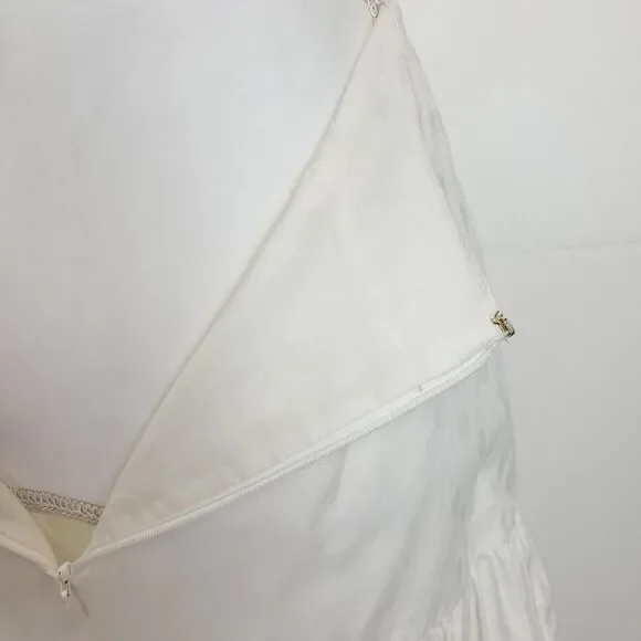 Significant Other Poppy Cut-Out Maxi Dress Ivory White Small - Picture 6 of 13